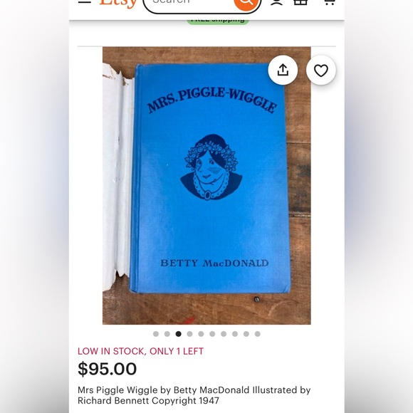 Mrs. Piggle-Wiggle - 1947 Betty MacDonald J B Lippincott First Edition - Picture 10 of 11
